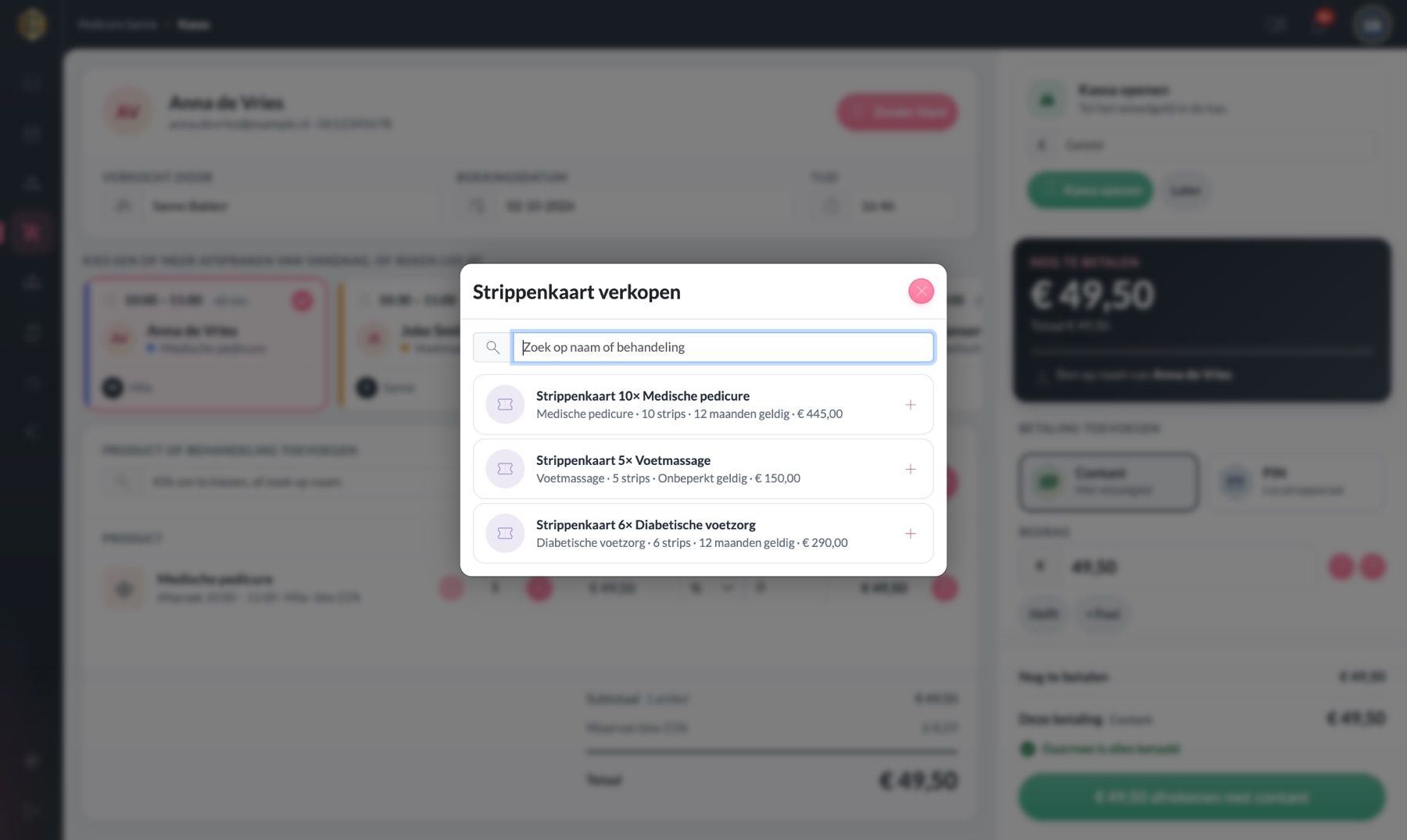 Een strippenkaart verkopen in een paar tikken
