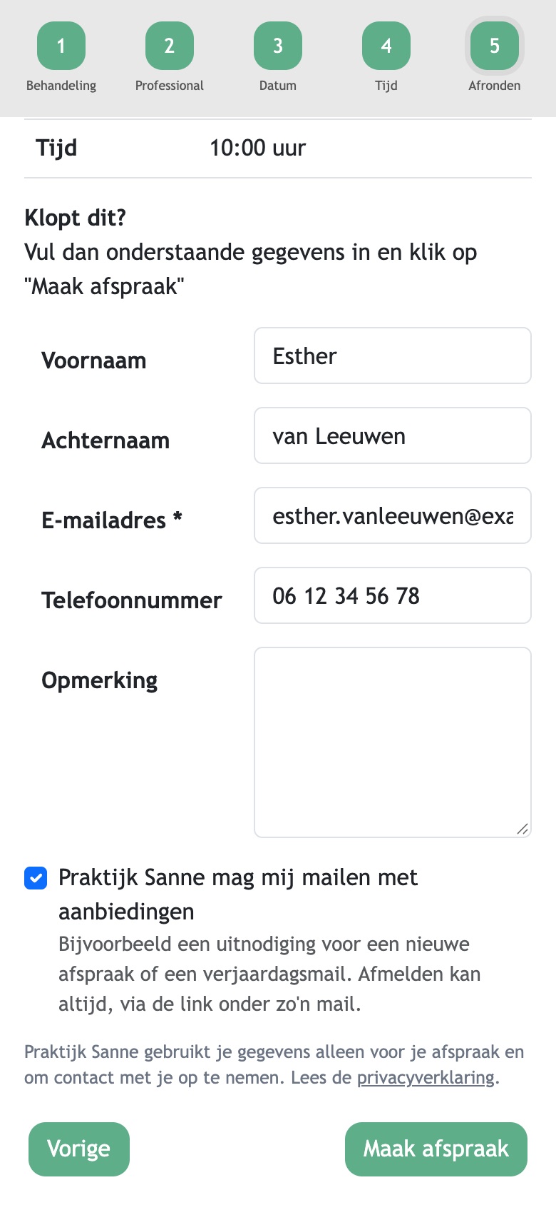 Cliënt kiest zelf over aanbiedingen